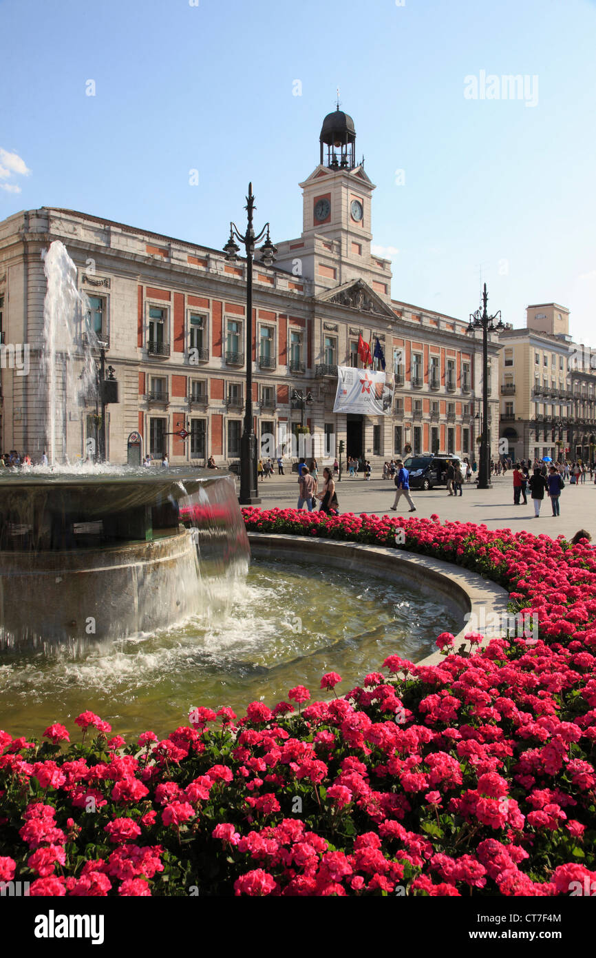 Spanien, Madrid, Puerta del Sol, Stockfoto