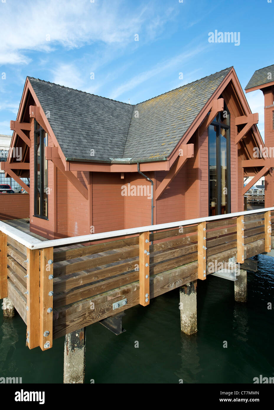 Der Fischer und Seeleute der Gedächtniskapelle in Fishermans Wharf in San Francisco, Kalifornien, USA. Stockfoto