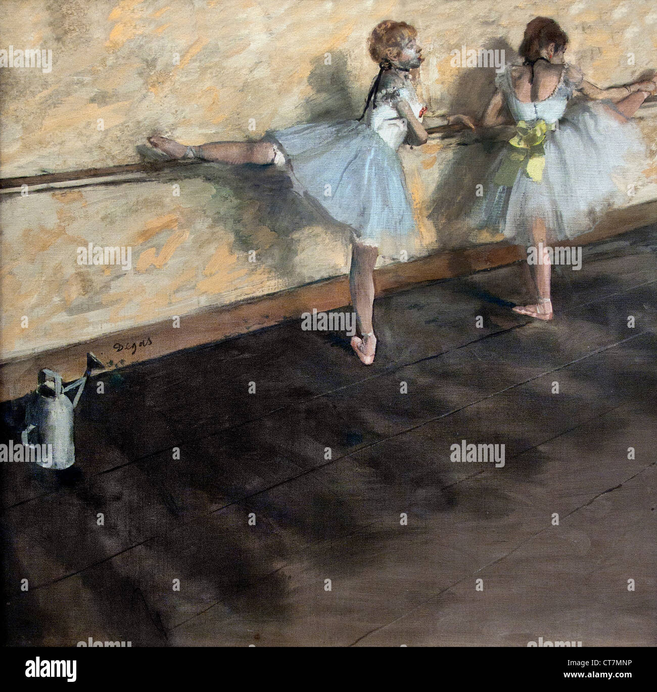 Tänzer an der Barre 1877 Edgar Degas 1834-1917 Frankreich Französisch üben Stockfoto