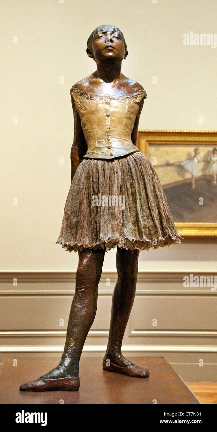 Die wenig vierzehnjährigen Tänzerin 1888 Edgar Degas 1834-1917 Frankreich Französisch Stockfoto
