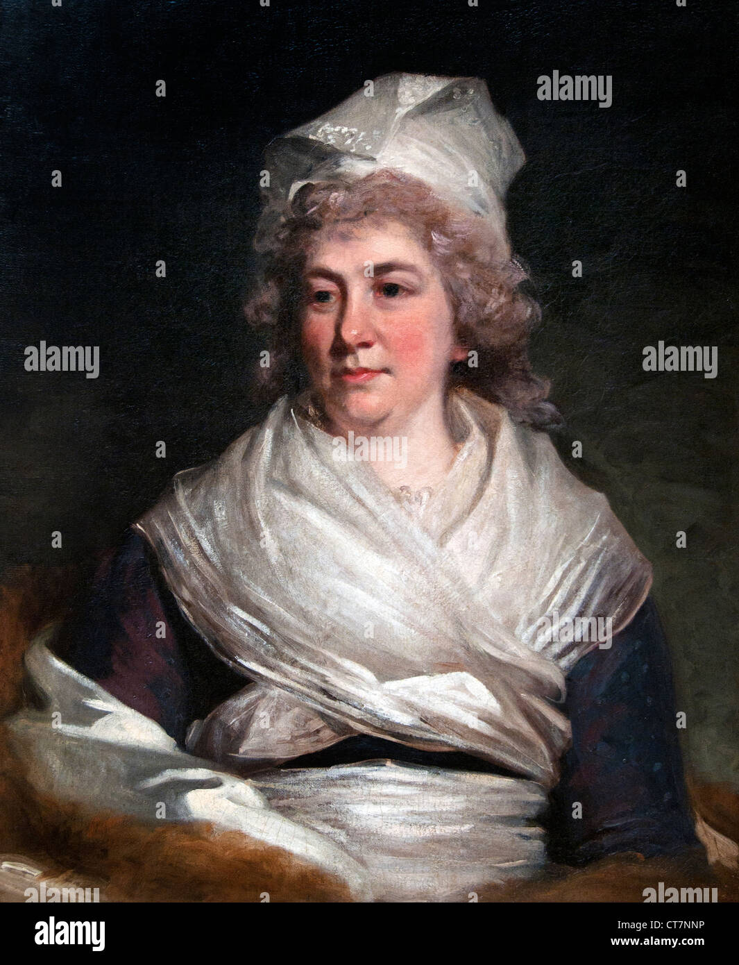 Frau Richard Bache Sarah Franklin 1767 John Hopper 1758-1810 amerikanische Vereinigte Staaten von Amerika Stockfoto
