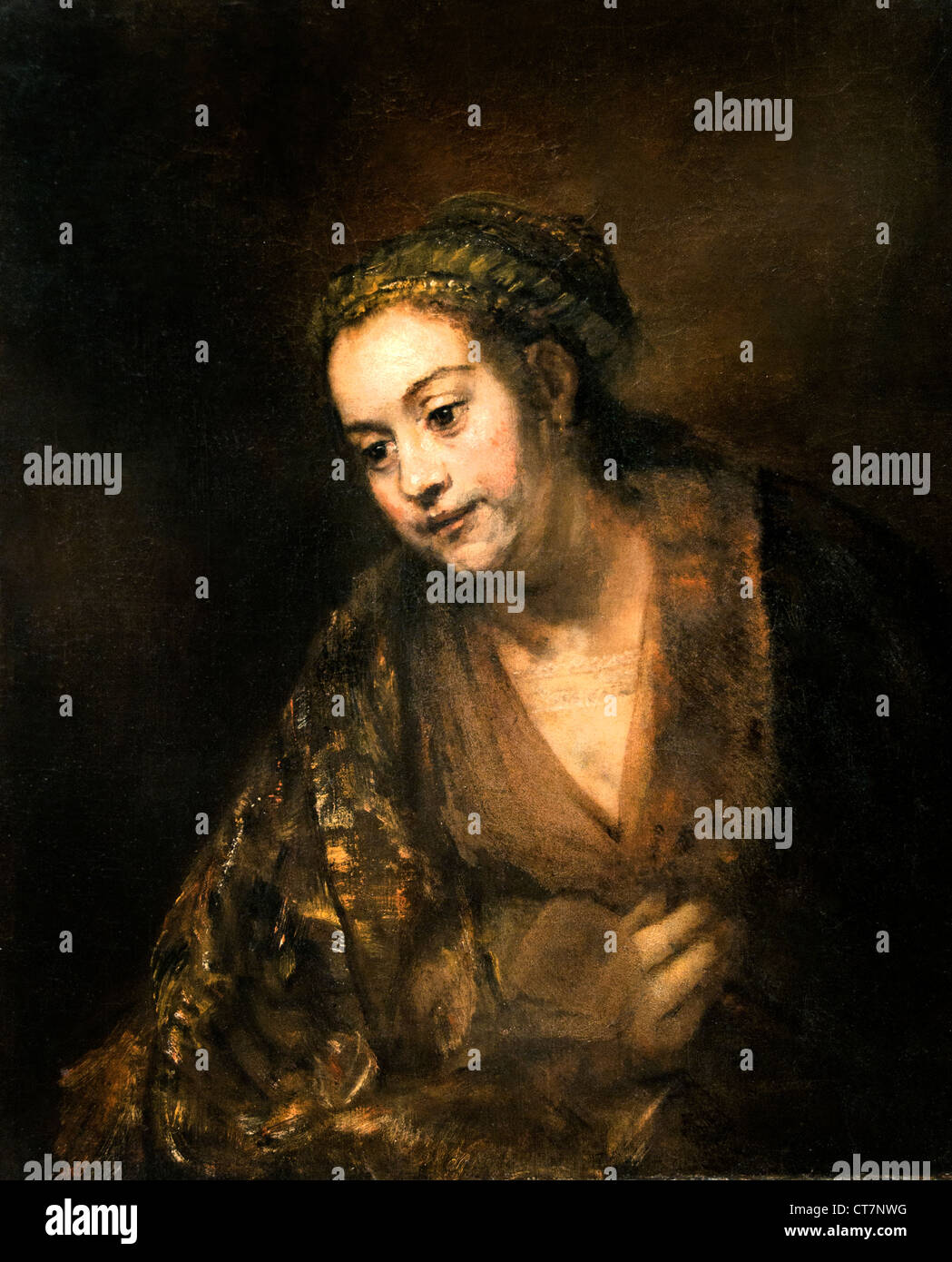 Stoffels 1650 Stoffels Rembrandt van Rijn 1606 – 1669 Niederlande Niederlande Stockfoto