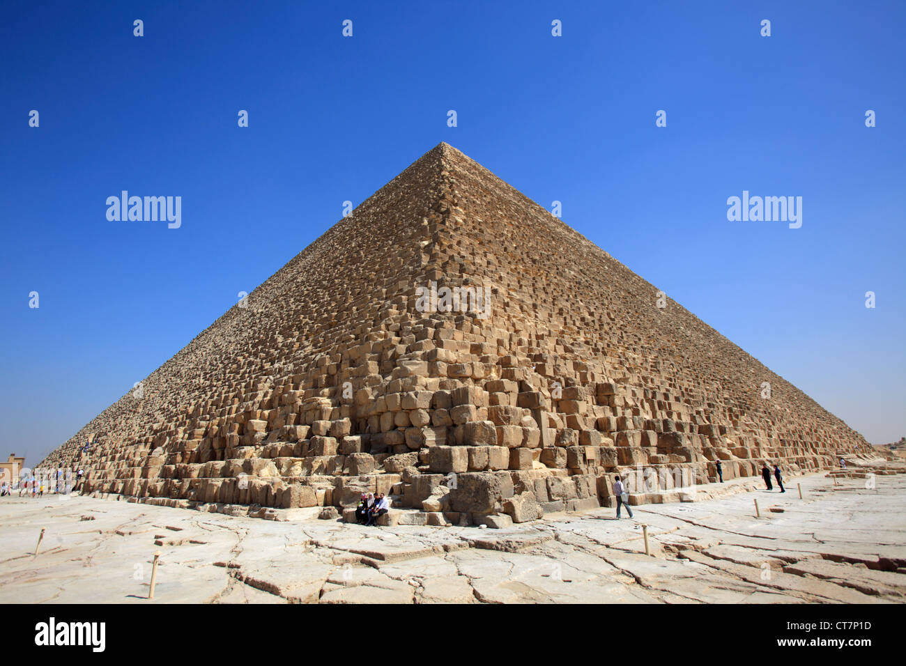 Die große Pyramide von Cheops, Giza, Ägypten Stockfoto
