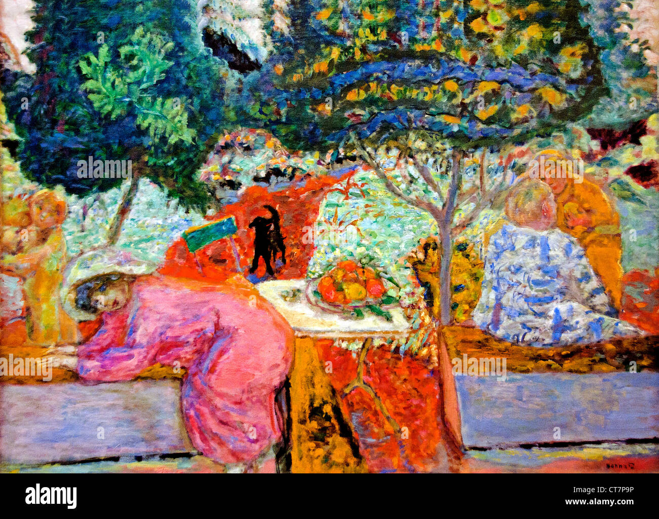 Morgen in den Garten 1917 Pierre Bonnard 1867-1947 Frankreich Französisch Stockfoto