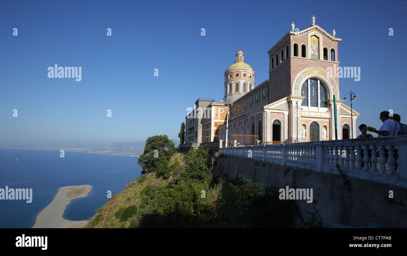 Das Heiligtum von Tindari, Provinz Messina, Sizilien, Italien Stockfoto
