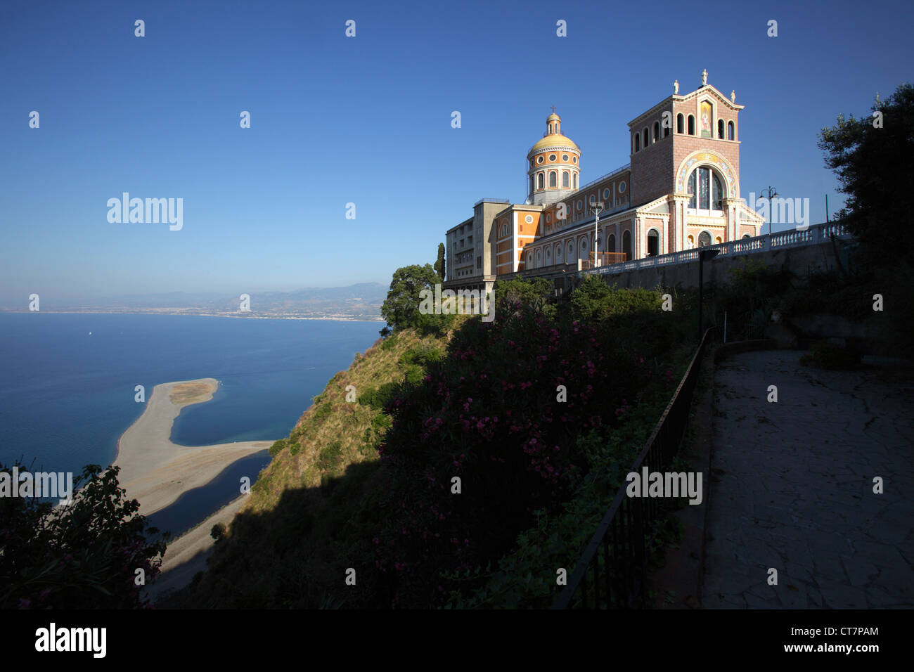 Das Heiligtum von Tindari, Provinz Messina, Sizilien, Italien Stockfoto