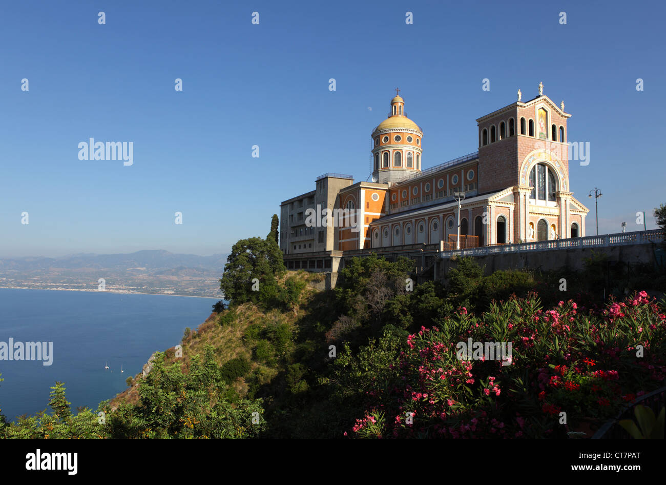 Das Heiligtum von Tindari, Provinz Messina, Sizilien, Italien Stockfoto