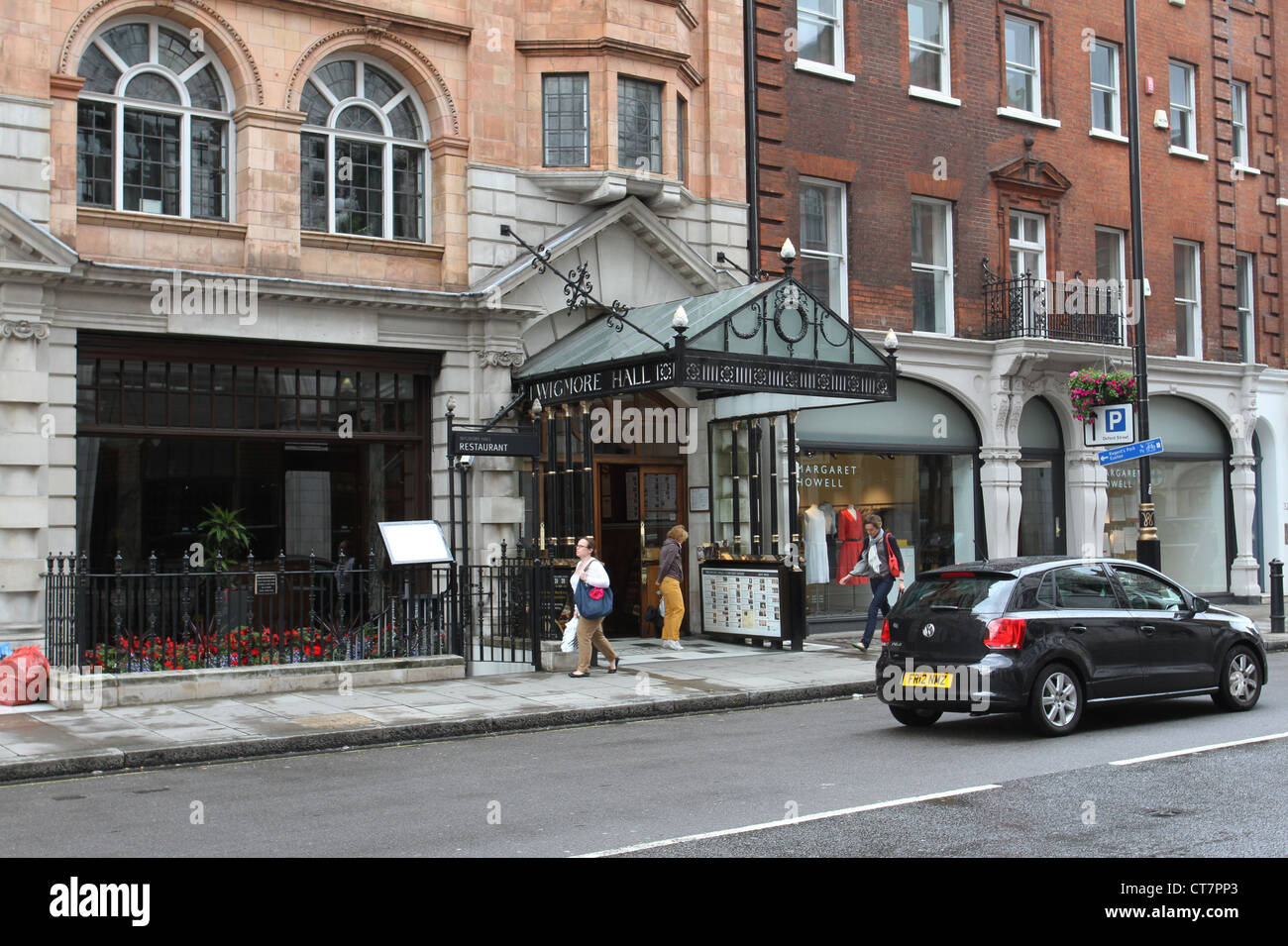 Außenseite der Wigmore Hall London UK Juli 2012 Stockfoto