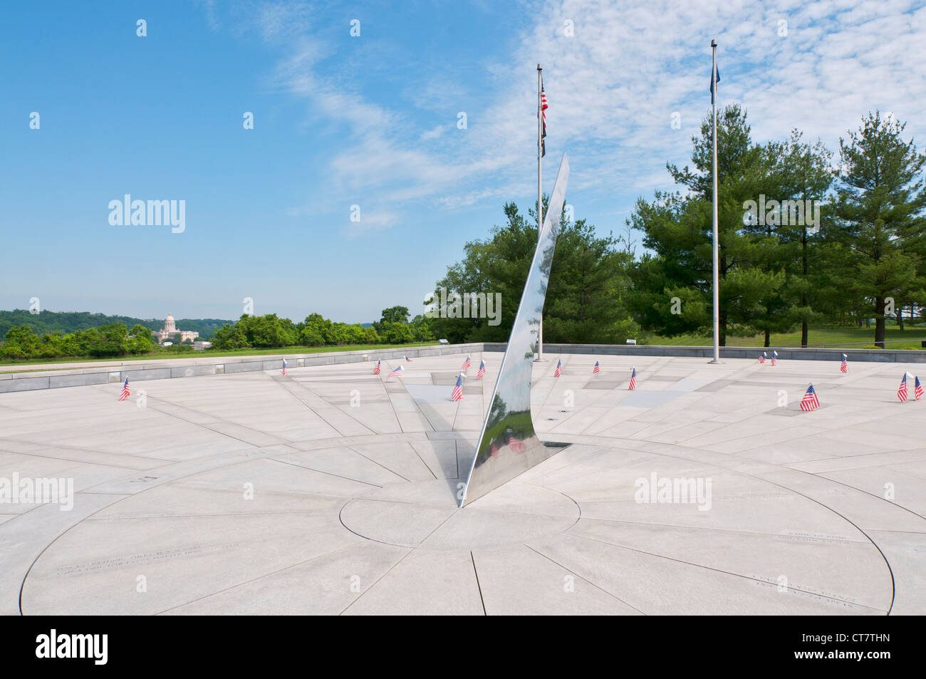Kentucky, Frankfort, Kentucky Vietnam Veterans Memorial. Stockfoto
