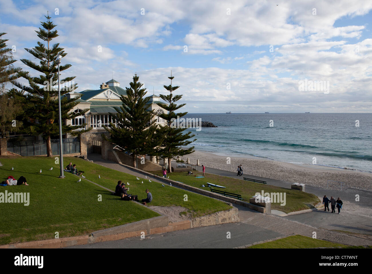 Cottesloe Beach Front in Perth, Western Asutralia Stockfoto