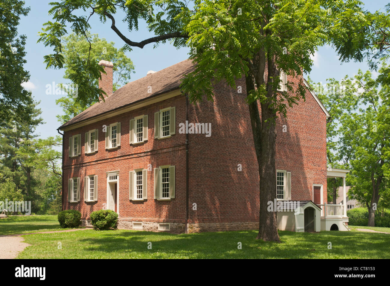 Kentucky, Louisville, Historic Locust Grove, restaurierte Herrenhaus 1790, ehemalige Heimat von George Rogers Clark Stockfoto