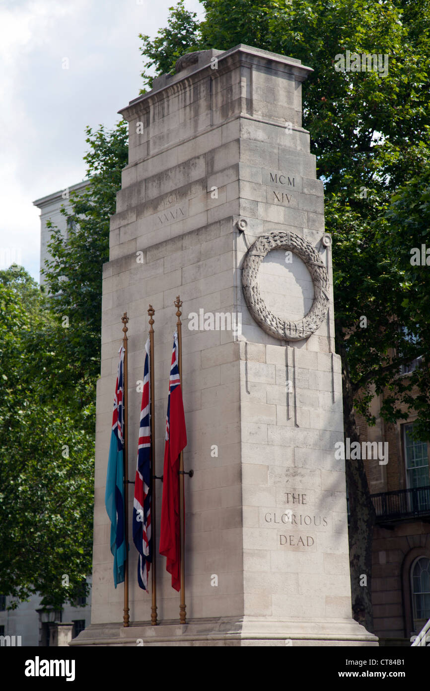 Der Kenotaph in Whitehall in London - UK Stockfoto