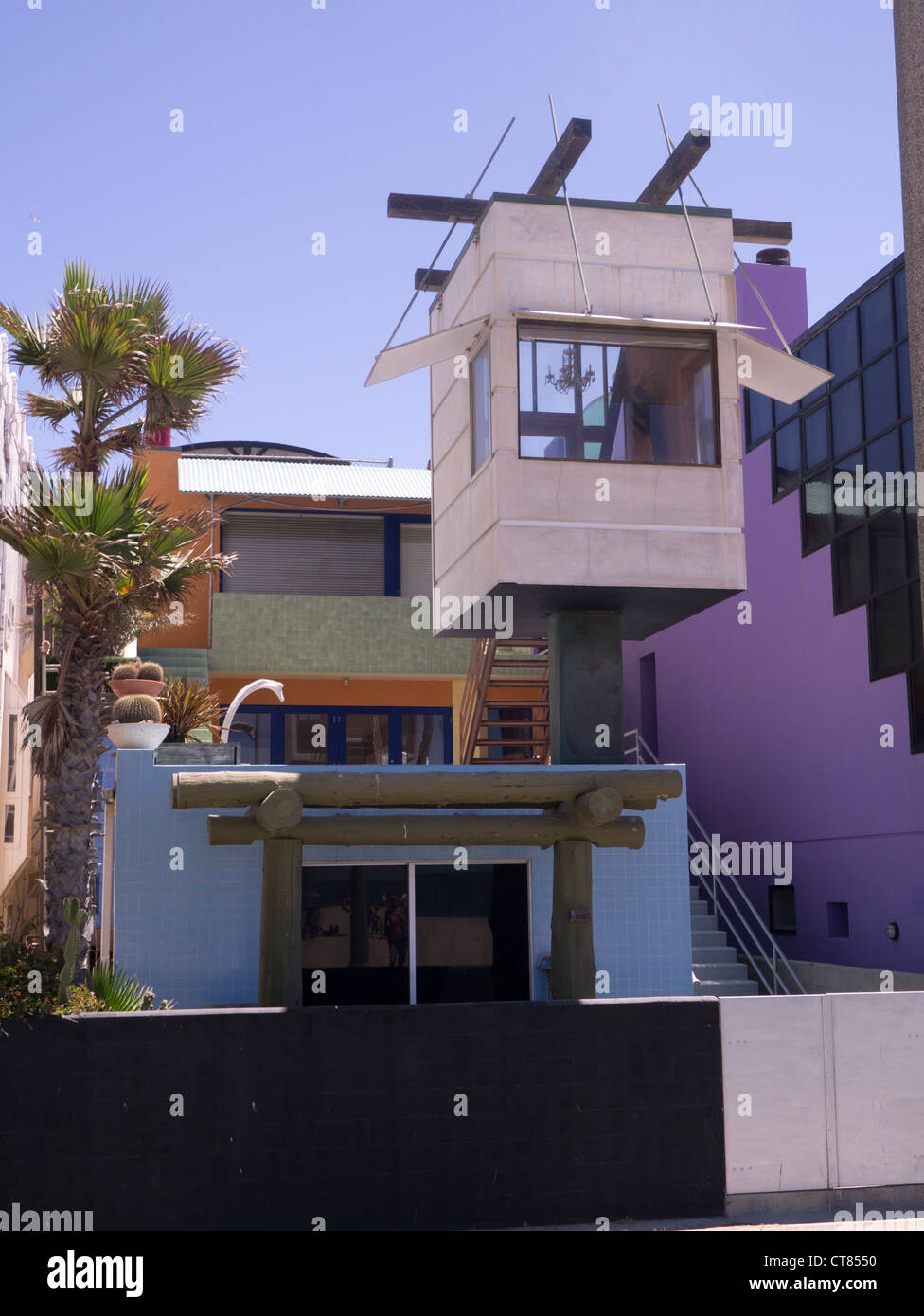 Norton Residence Venice Beach House vom Architekten Frank O Gehry, Los Angeles, Kalifornien Stockfoto