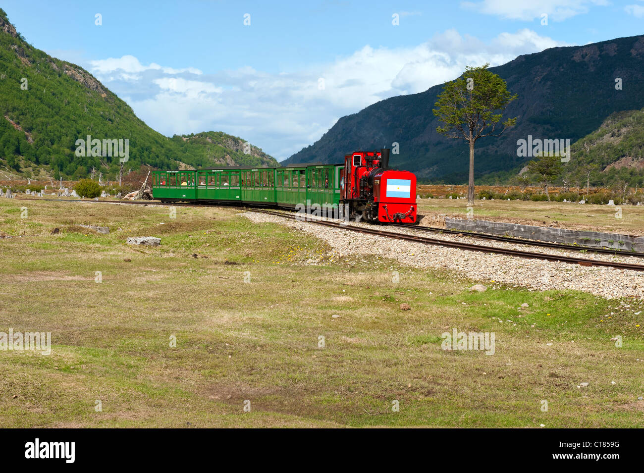 Tren del Fin del Mundo, Nationalpark Tierra Del Fuego, Feuerland, Patagonien, Argentinien Stockfoto