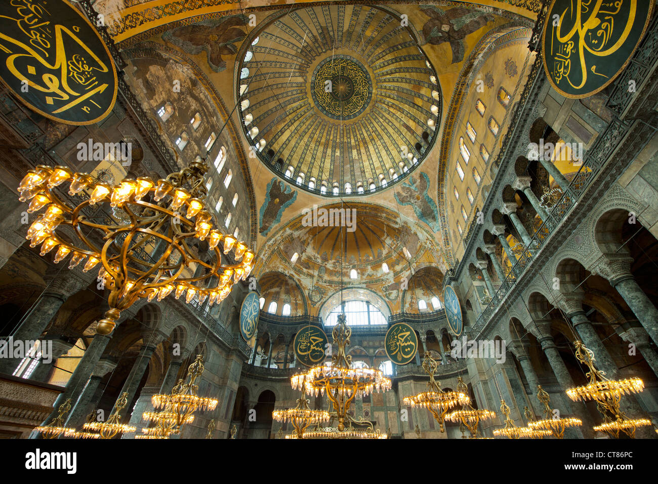 Ägypten, Istanbul, Sultanahmet, Hagia Sophia Oder Sophienkirche, Eine Dependance Kirche, Spätere Moschee Und Heute Ein Museum. Stockfoto