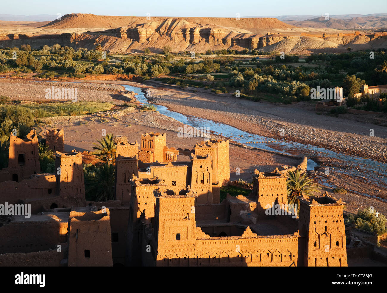 Ait Benhaddou, Marokko; 13. Jahrhundert befestigte Stadt, Ort von mehr als 20 Hollywood-Filmen. Stockfoto
