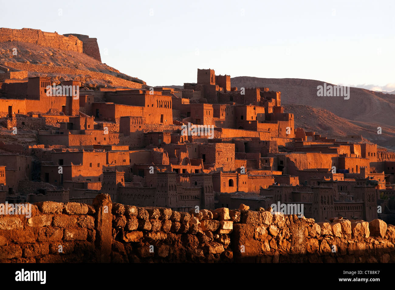 Ait Benhaddou, Marokko; 13. Jahrhundert befestigte Stadt, Ort von mehr als 20 Hollywood-Filmen. Stockfoto