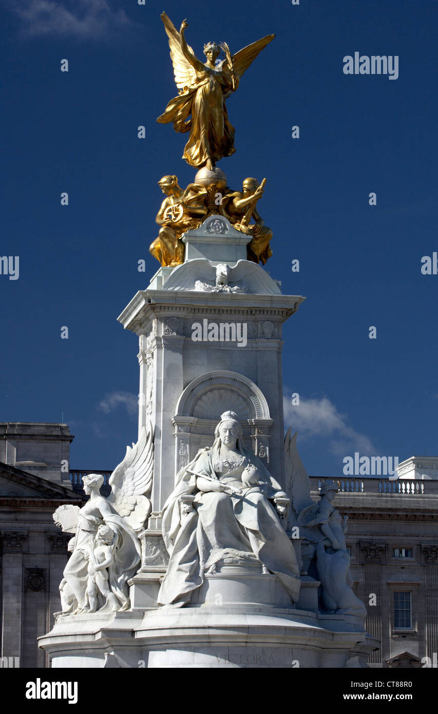 London - das Queen Victoria Memorial Stockfoto