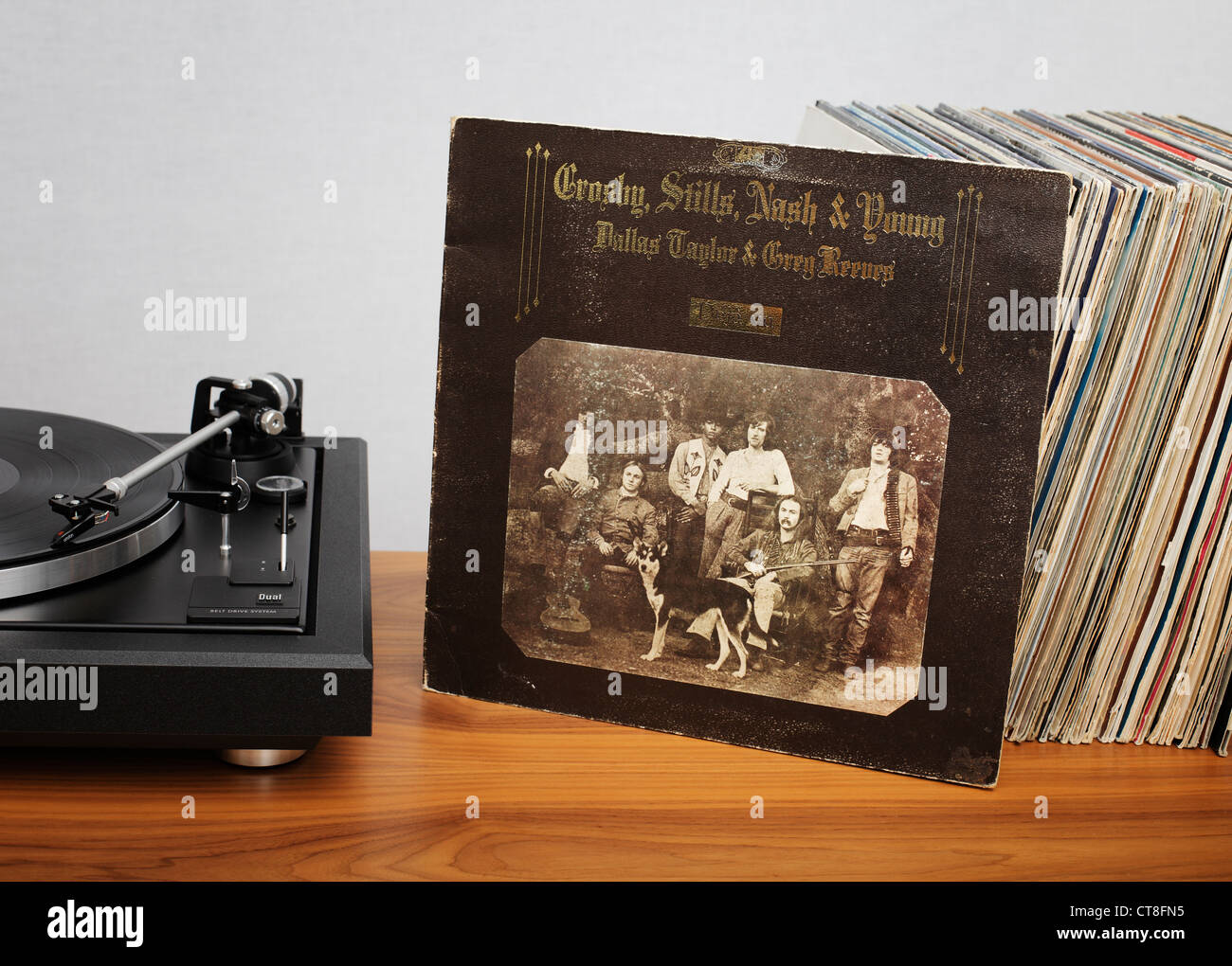 Déjà-Vu ist das erste Album der Rock-Band Crosby, Stills, Nash & Young. Stockfoto