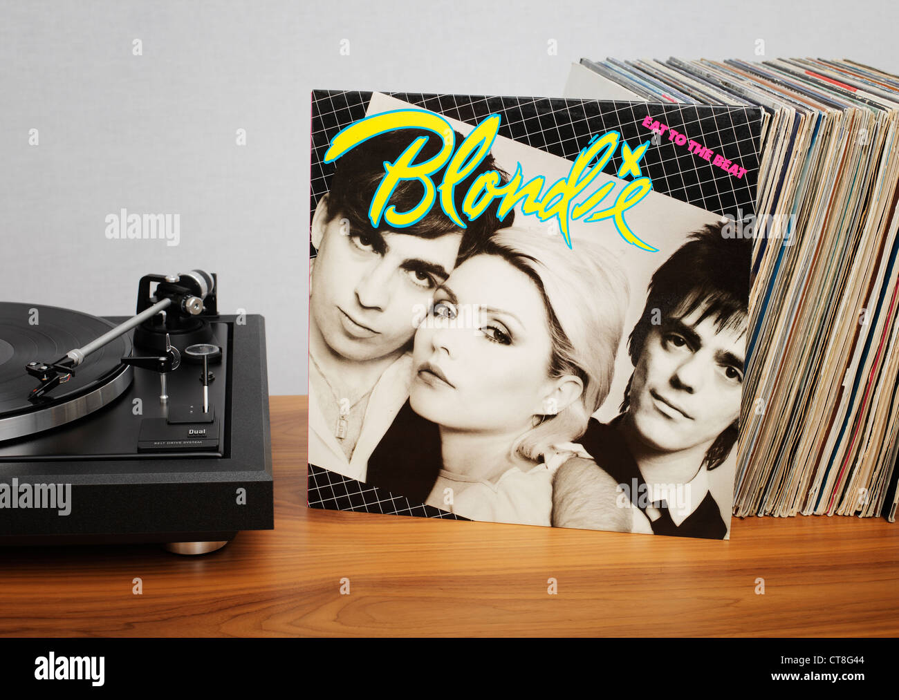Essen der Beat ist das vierte Studioalbum der amerikanischen Rockband Blondie, veröffentlicht im Jahr 1979. Stockfoto