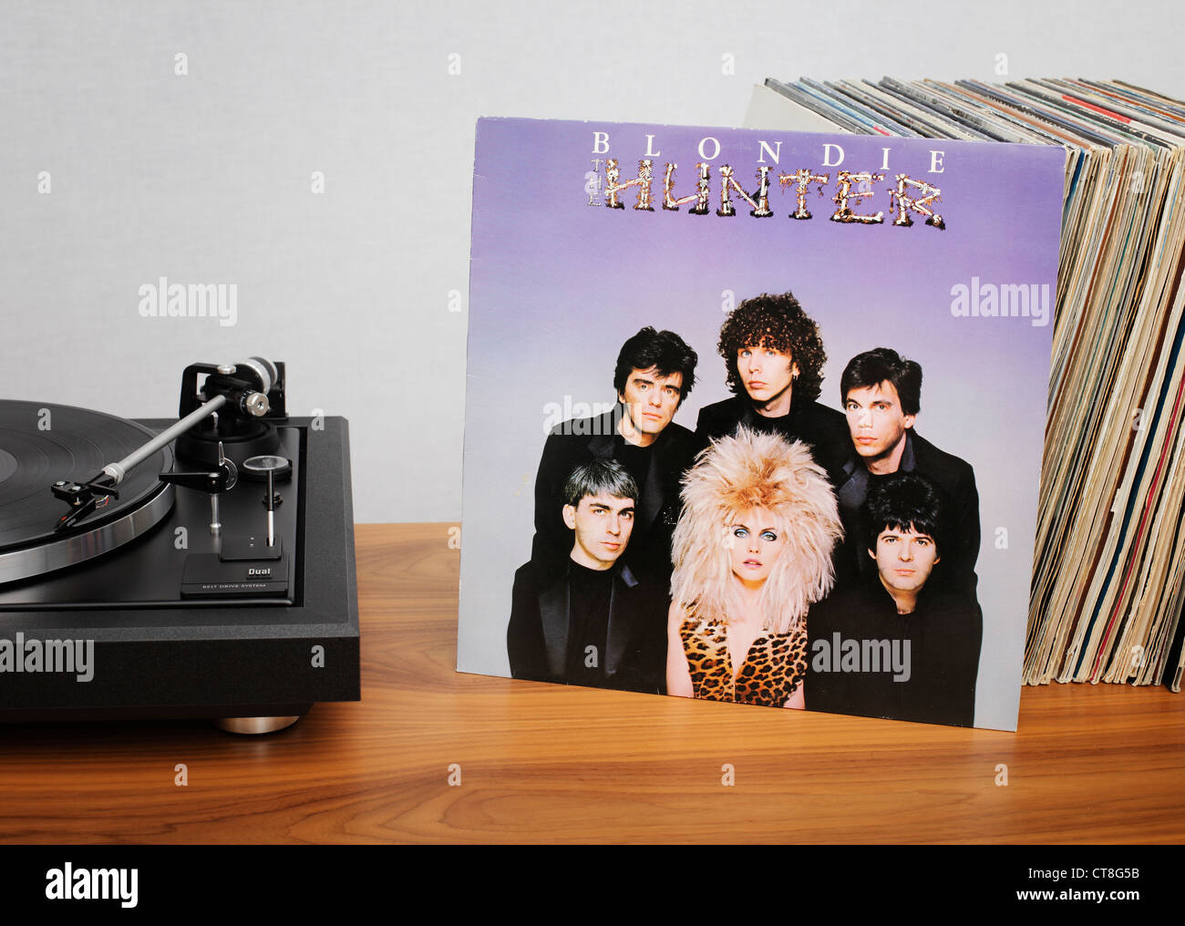 Der Jäger ist das sechste Studioalbum der US-Band Blondie, erschienen im Juni 1982. Stockfoto