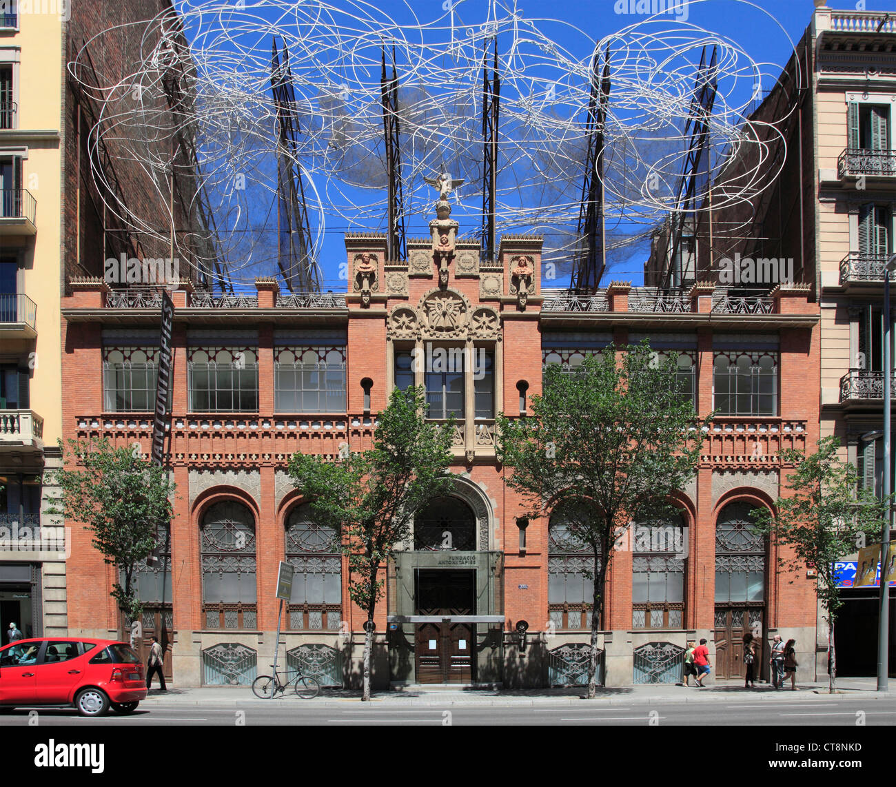 Spanien, Katalonien, Barcelona, Fundacio Antoni Tapies, Stockfoto