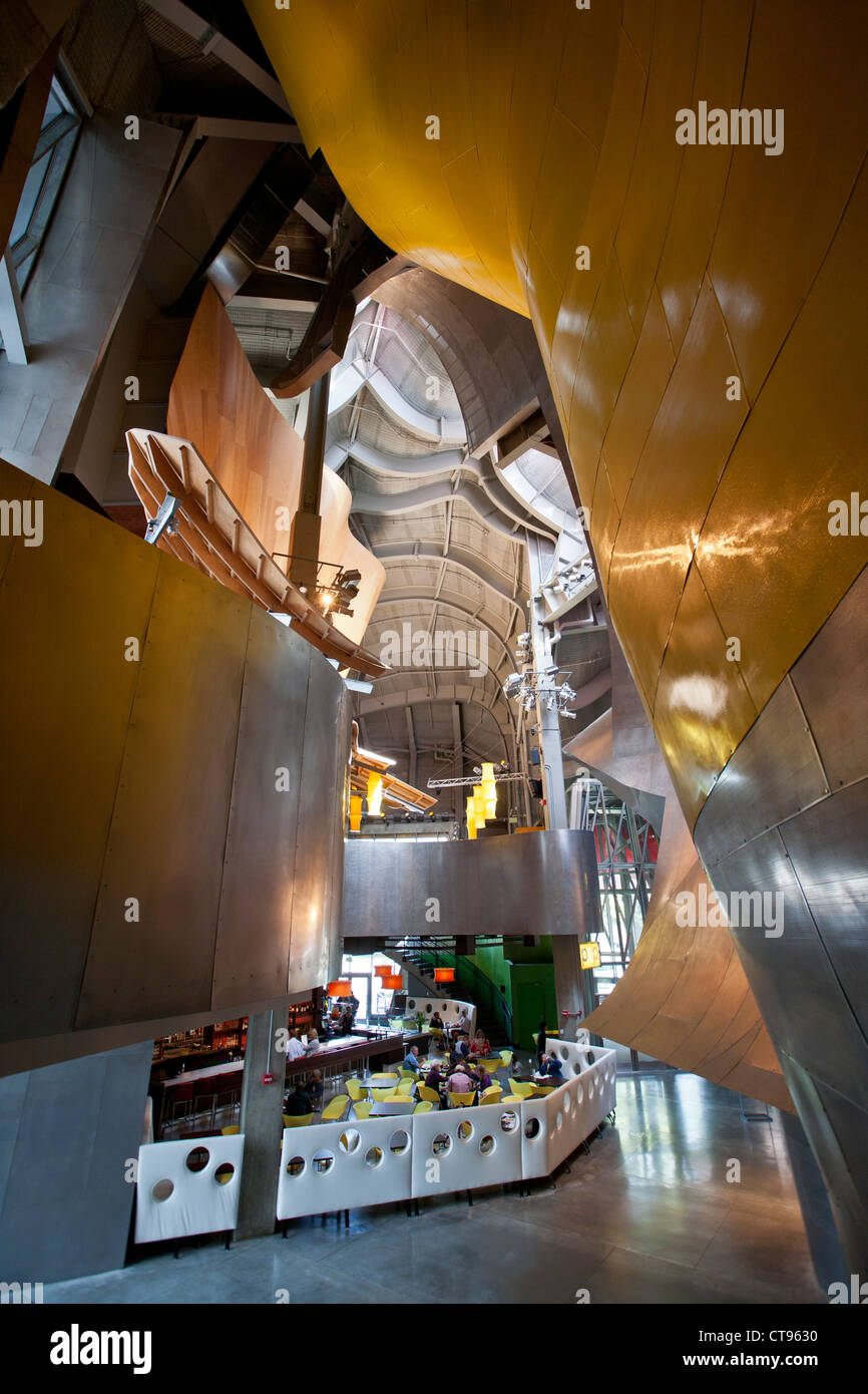 Das Experience Music Project und Sci-Fi-Museum. Seattle. USA Stockfoto