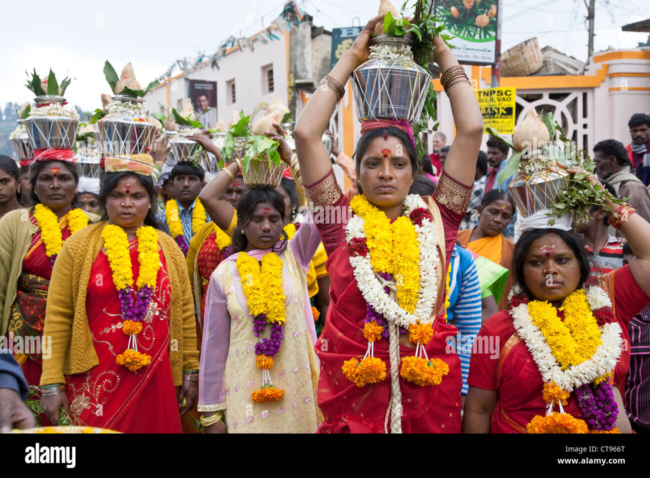 Rituelle Prozession. Mysore. Indien Stockfoto