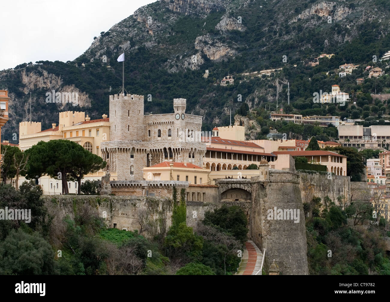 Der Prinz Palast von Monaco Stockfoto