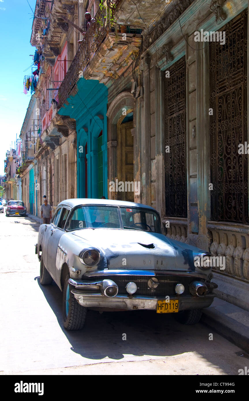 Buick Oldtimer Auto, La Havanna, Kuba Stockfoto