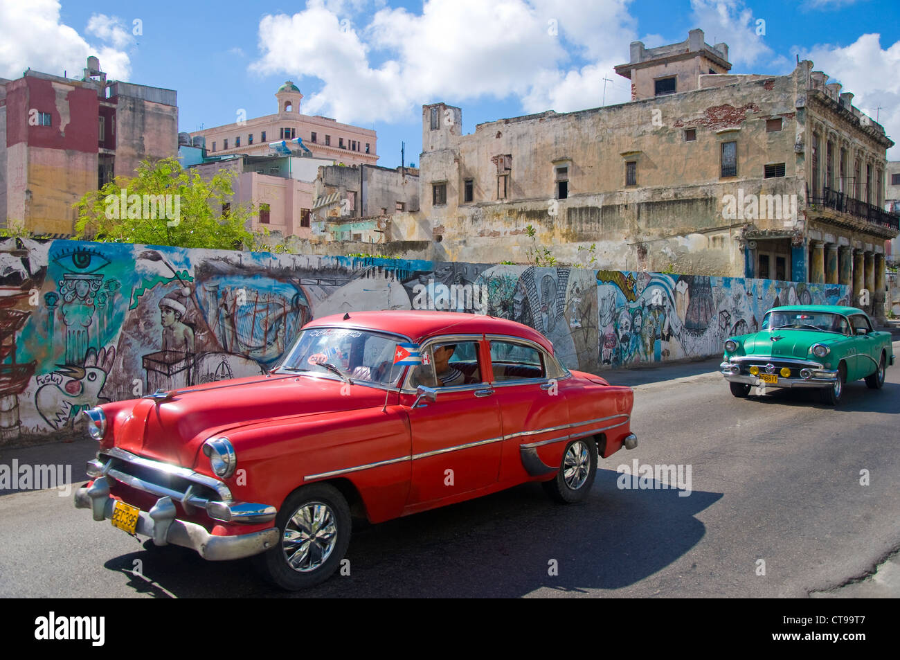 Oldtimer, La Havanna, Kuba Stockfoto
