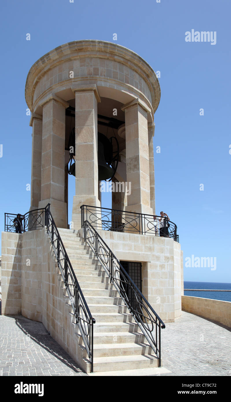 Denkmal für die WW2-Belagerung von Malta, Valletta, Malta Stockfoto