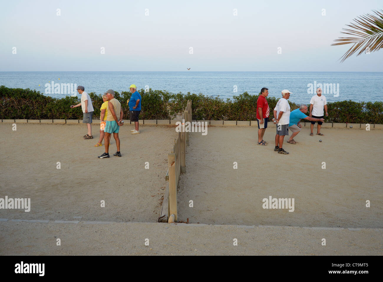 Boule Mojacar Strand Spanien Stockfoto