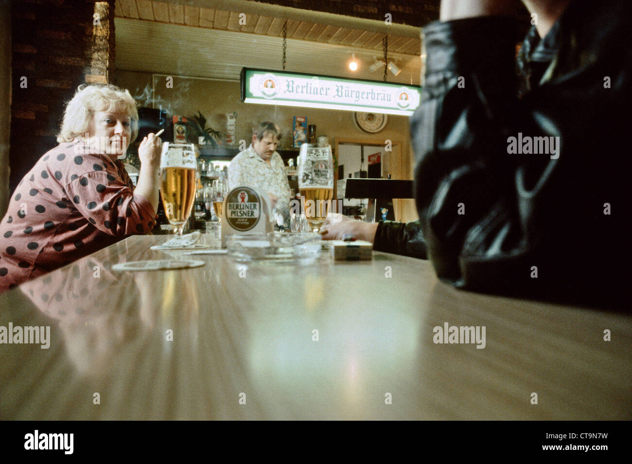 Pub auf der Bundesstraße 1 in Brandenburg Stockfoto