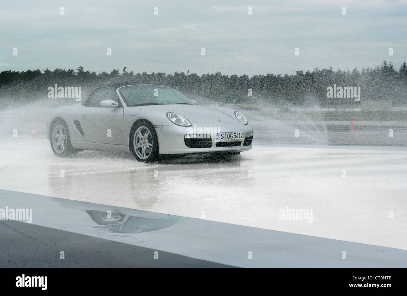 Porsche fahren, training ADAC auf dem Hockenheimring Stockfoto