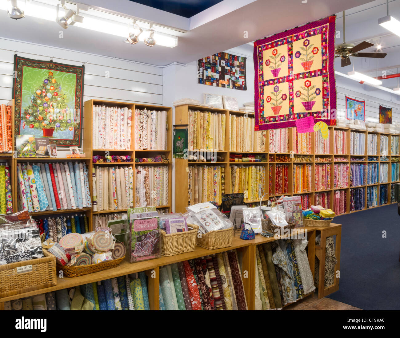 Die Stadt Quilter Interieur, NYC Stockfoto