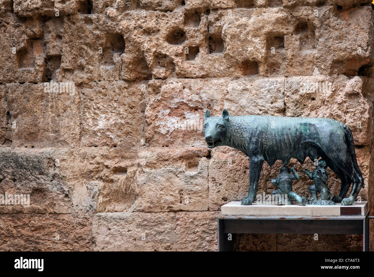 Tarragona,Catalonia,Spain.Sculpture,Provincial Forum. Stockfoto