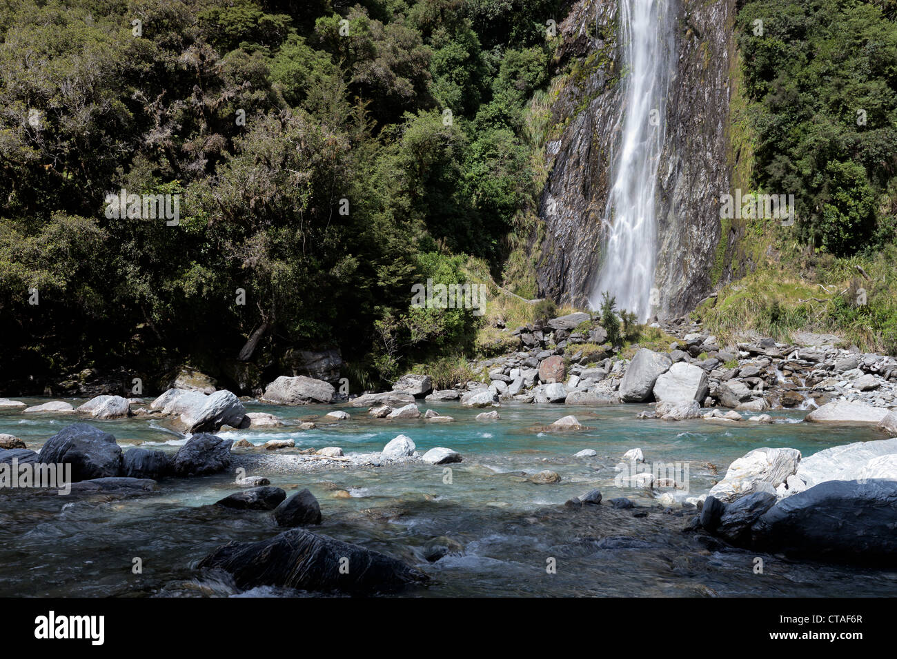 Thunder Creek Falls Stockfoto