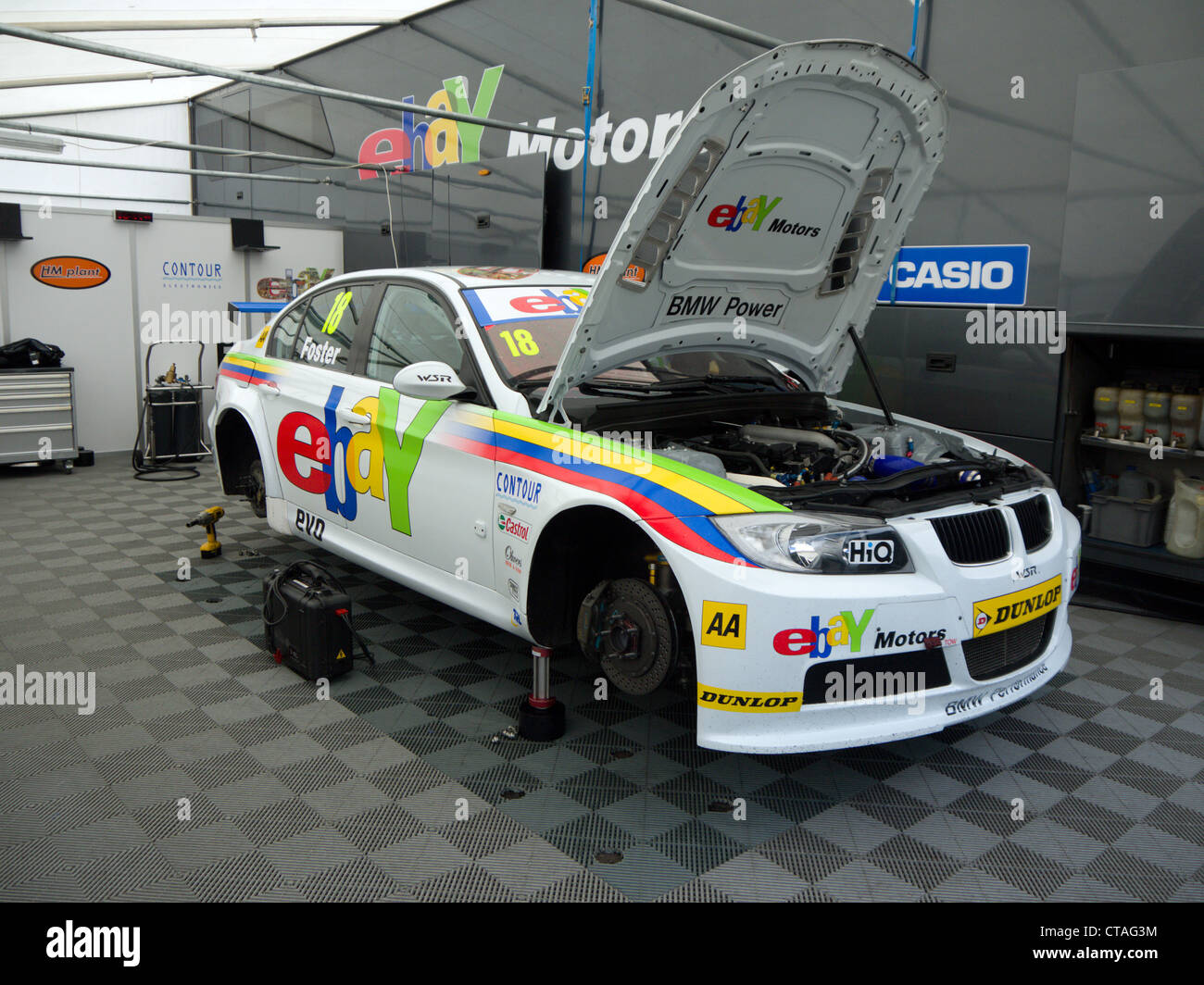 WSR, Ebay Motors BMW, British Touring car Stockfoto
