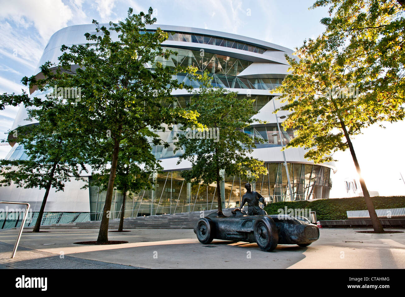 Mercedes Benz Museum in Stuttgart, Baden-Württemberg, Deutschland Stockfoto