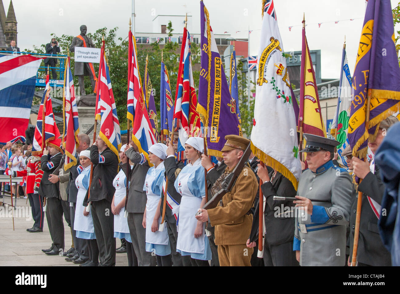 Feiert die Ulster Covenant Stockfoto