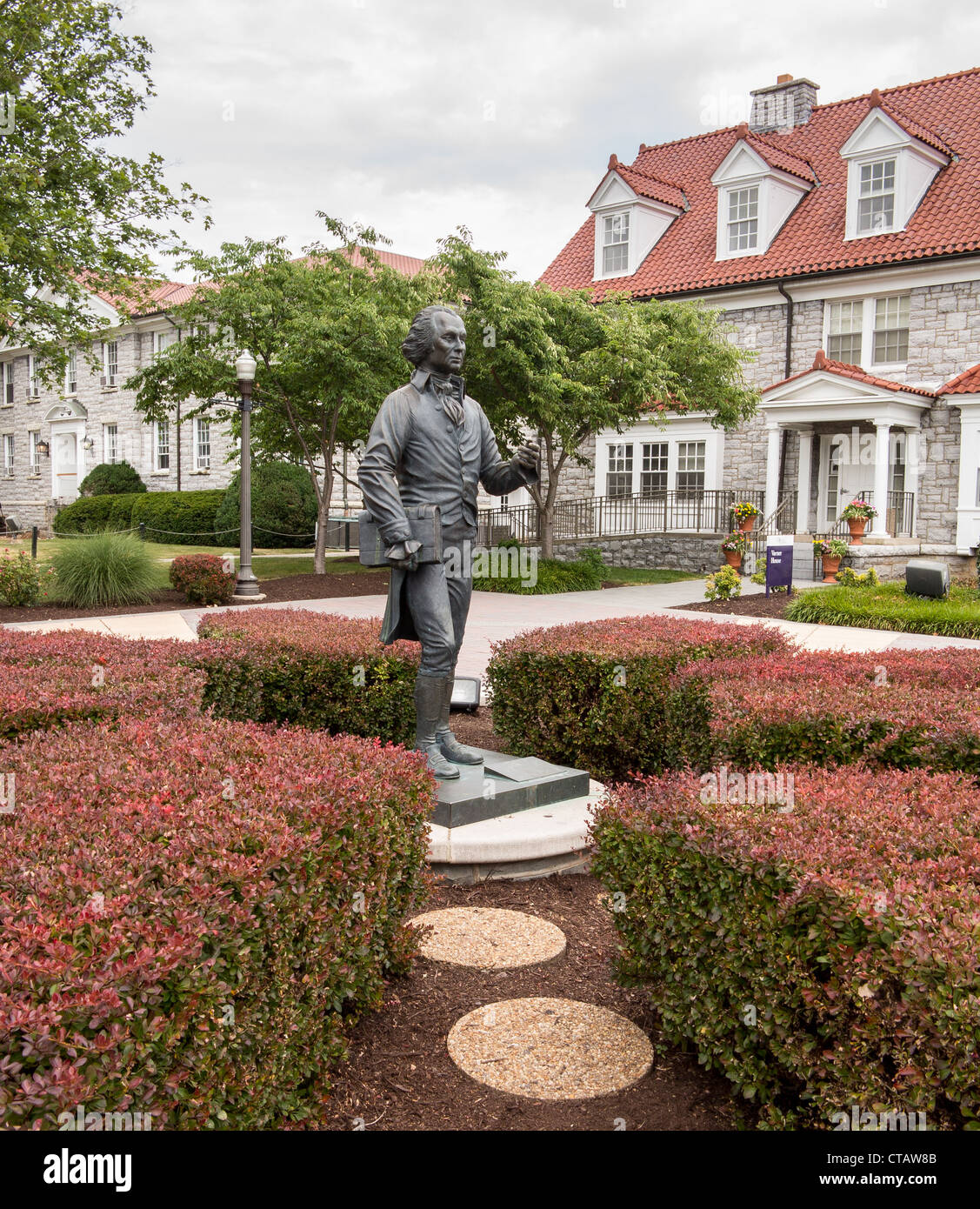 Statue, James Madison an der JMU in Harrisonburg Virginia Stockfoto