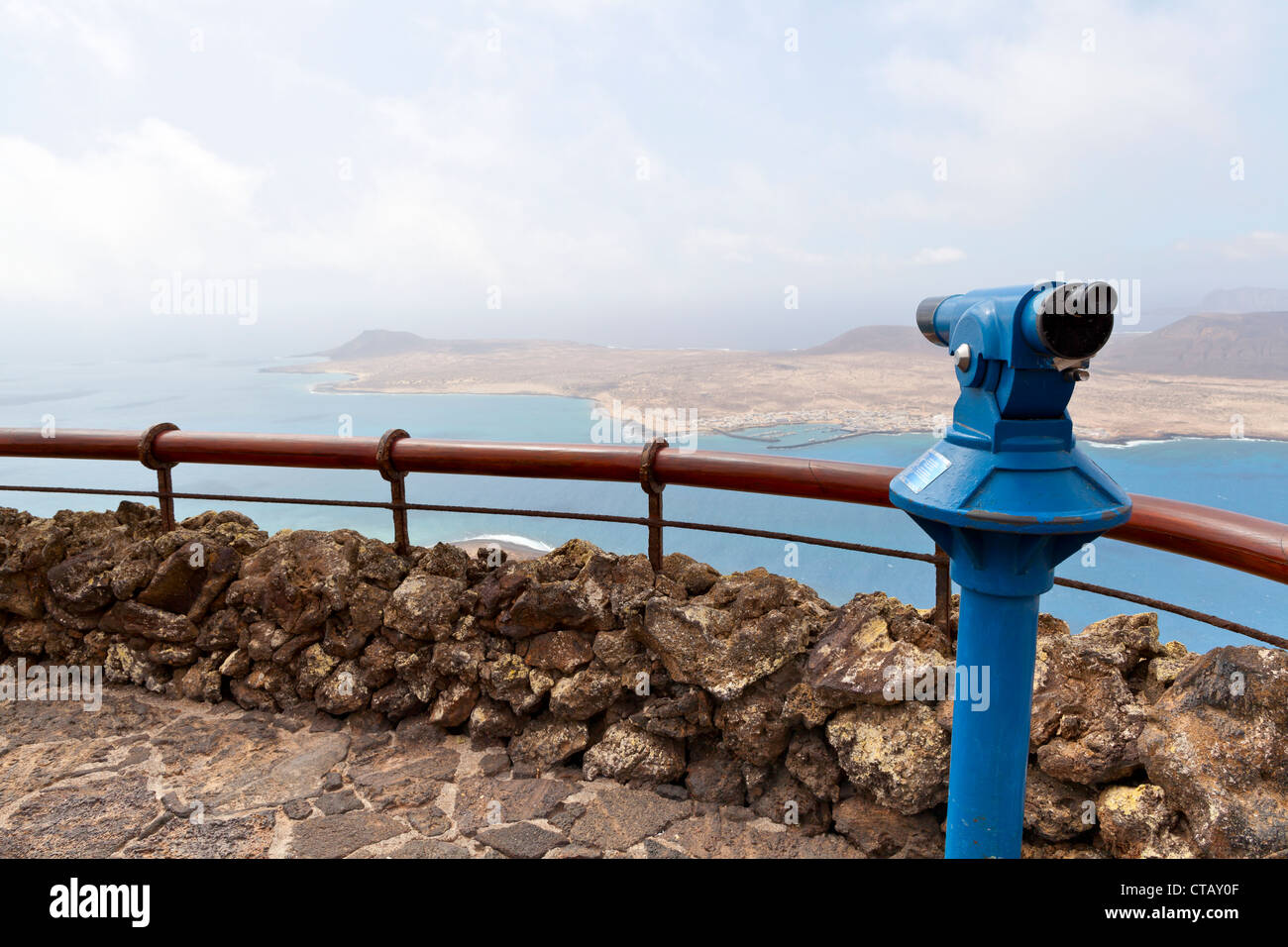 Blick vom Mirador Del Rio - Lanzarote, Kanarische Inseln, Spanien, Europa Stockfoto