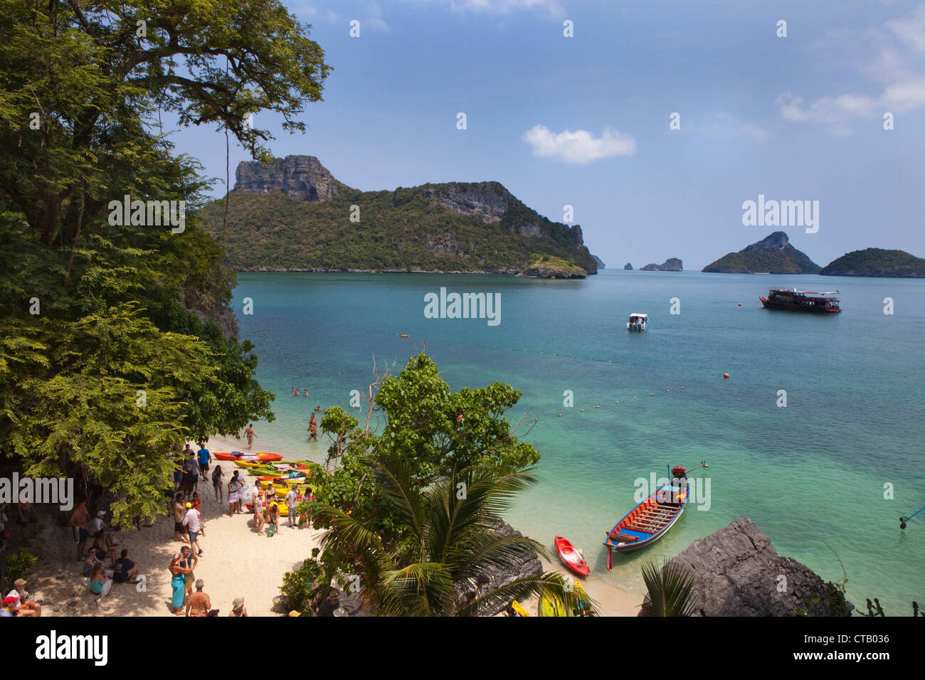 Angthong National Marine Park in der Nähe von Koh Samui Insel, Provinz Surat Thani, Thailand, Asien Stockfoto