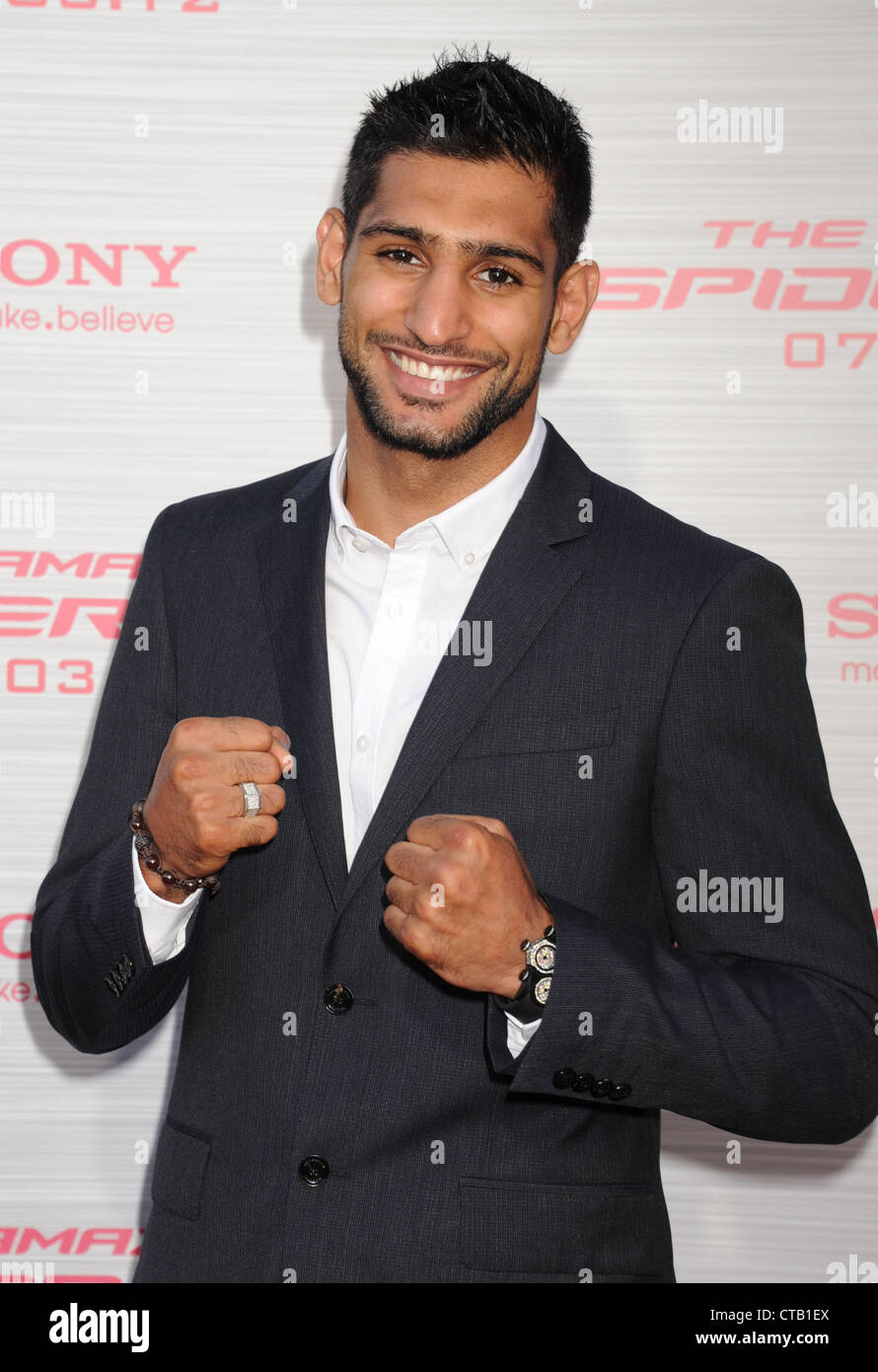 AMIR KHAN britischer Boxer bei einem Hollywood-Event im Juni 2012. Foto Jeffrey Mayer Stockfoto