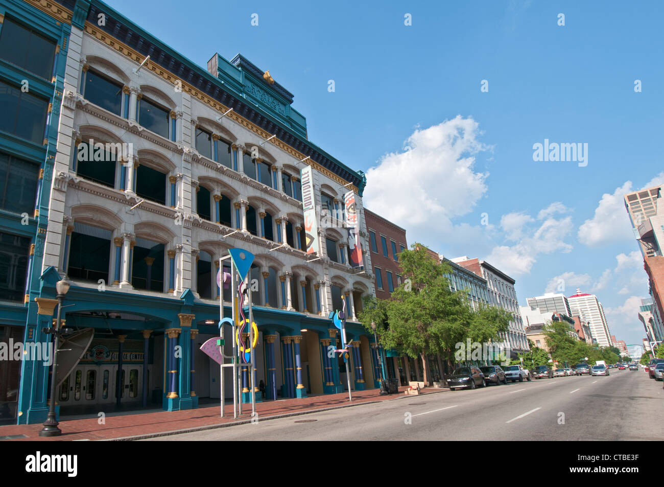 Kentucky, Louisville, Innenstadt, Main Street, historische 19. Jahrhundert Gebäude, Louisville Science Center Stockfoto