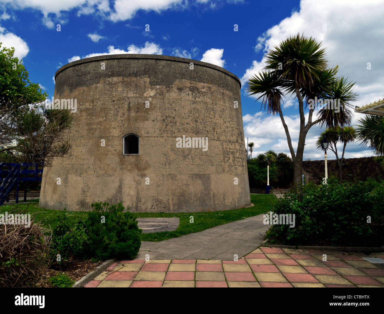 Martello-Turm, Eastbourne, Sussex Stockfoto