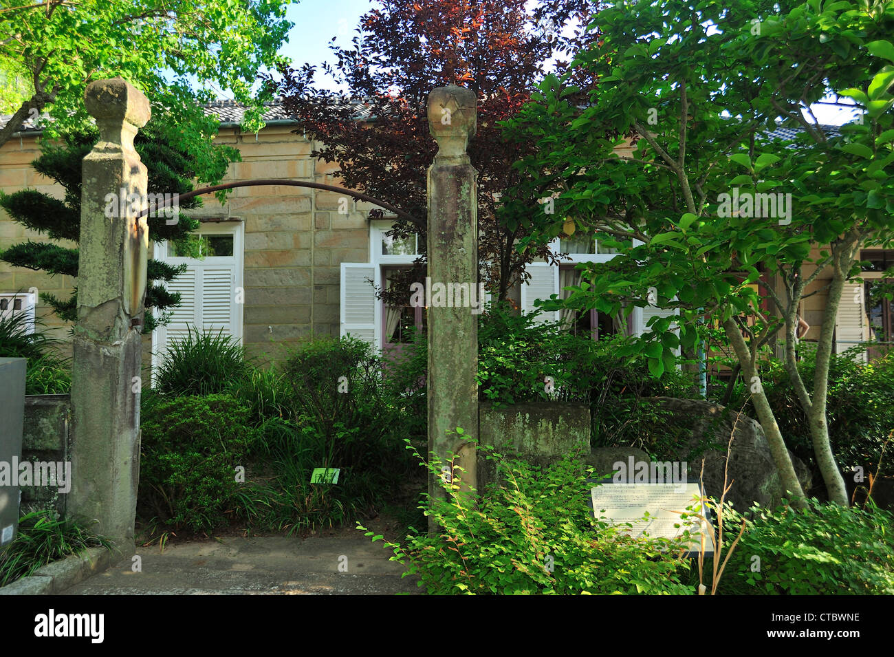 Freimaurer Lodge, Glover Garden, Nagasaki City, Nagasaki-Präfektur, Kyushu, Japan Stockfoto
