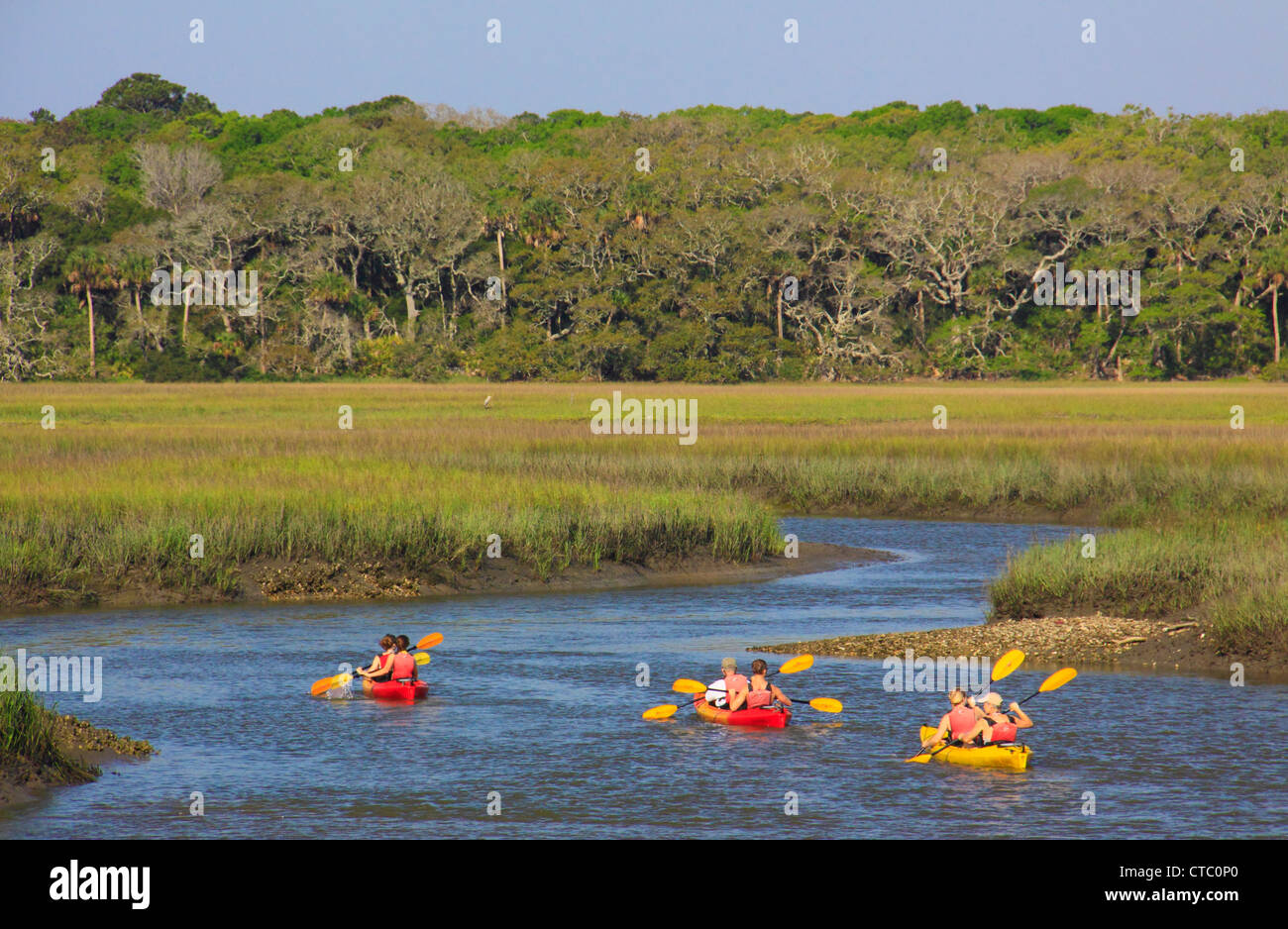 BIG TALBOT ISLAND STATE PARK UND LITTLE TALBOT ISLAND STATE PARK, JACKSONVILLE, FLORIDA, USA Stockfoto