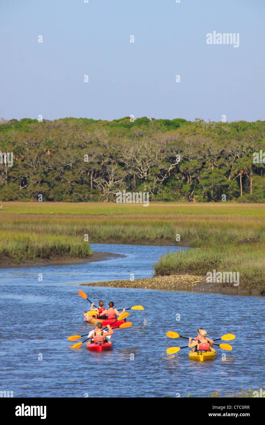 BIG TALBOT ISLAND STATE PARK UND LITTLE TALBOT ISLAND STATE PARK, JACKSONVILLE, FLORIDA, USA Stockfoto